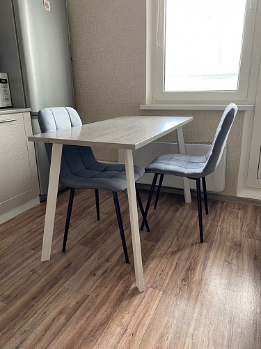 Стол Тринити Лофт 120 25 мм черный матовый / юта фото покупателя 63