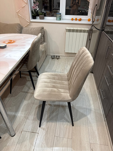 Стул на металлокаркасе Дани 01 кирпичный фото покупателя 32