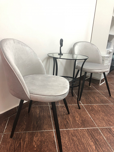 Стул на металлокаркасе Dodo blue фото покупателя 43