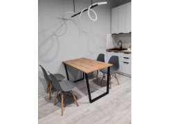 Стол Лота Лофт 140 25 мм юта / белый матовый фото покупателя 823