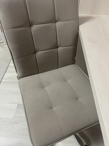 Компьютерное кресло One/Ван флок бежевый 7 фото покупателя 11