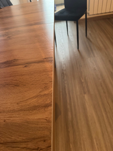 Деревянный стол Лота Лофт 140х80 дуб крафт табачный / черный матовый фото покупателя 748