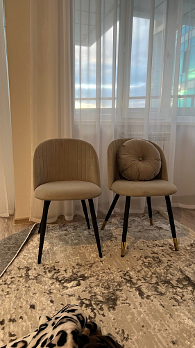 Стул на металлокаркасе Gabi gray / black фото покупателя 804