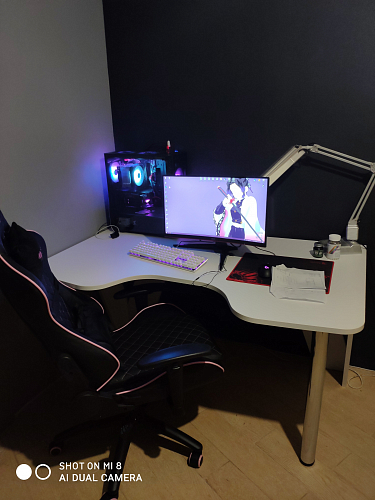 Компьютерный стол КСТ-116 белый фото покупателя 27