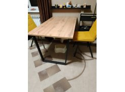 Деревянный стол Лота Лофт 120(160)х75 черный матовый / бетон светлый фото покупателя 497