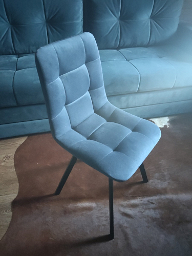 Стул на металлокаркасе Чилли зеленый / черный фото покупателя 1416