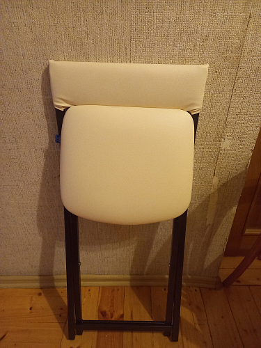 Стул на металлокаркасе Elevis белый полимер / светлый мусс фото покупателя 6