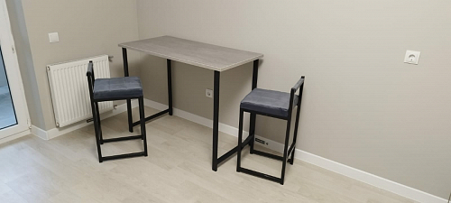 Барная стойка Дилан Лофт 120х60х110 бетон фото покупателя 124