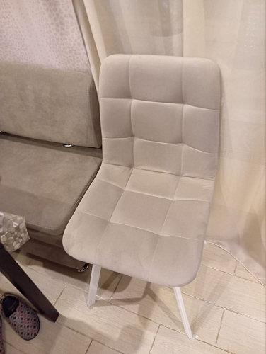 Комплект стульев Чилли 2 шт бежевый / черный фото покупателя 294