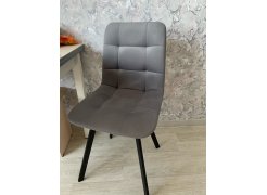 Стул на металлокаркасе Чилли светло-серый / черный фото покупателя 453