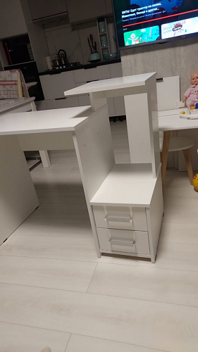 Стол компьютерный Джаз-24 правый венге фото покупателя 137