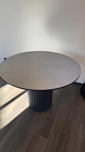 Деревянный стол Барел 89 черный / черный фото покупателя 12