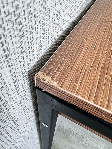 Письменный стол Леон Лофт бетон / черный матовый фото покупателя 10