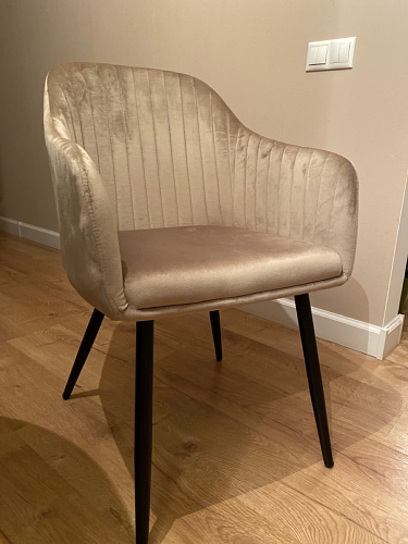 Стул на металлокаркасе Slam champagne фото покупателя 20