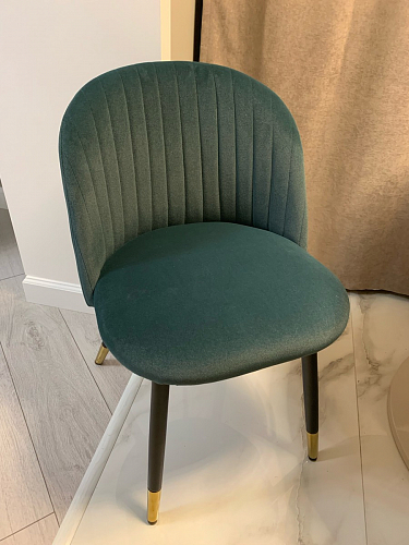 Стул на металлокаркасе Gabi 1 темно-серый / черный фото покупателя 116