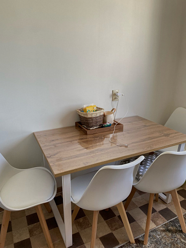 Стол Лота Лофт 120 32 мм бетон / черный матовый фото покупателя 562