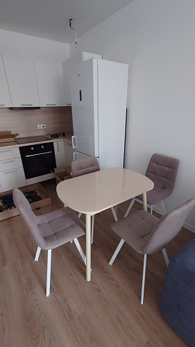 Комплект стульев Чилли 2 шт бежевый / черный фото покупателя 375