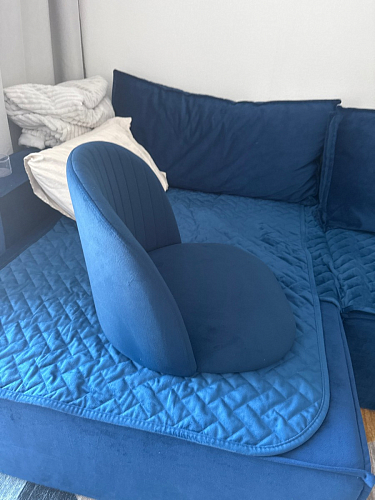 Стул на металлокаркасе Gabi 1 dark gray / black фото покупателя 547