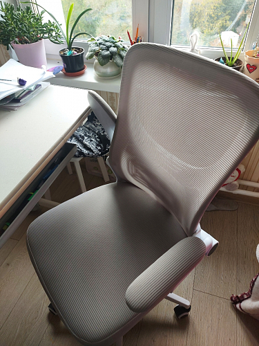 Компьютерное кресло Konfi pink / white фото покупателя 72