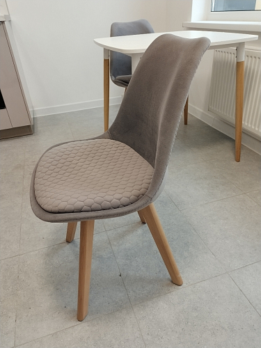 Стул Bonuss blue / wooden legs фото покупателя 63