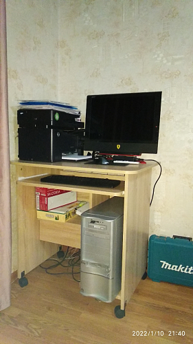 Компьютерный стол КСТ-10.1 белый фото покупателя 10