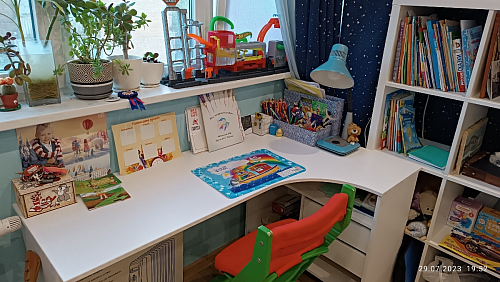 Письменный стол СПм-25 правый белый фото покупателя 8