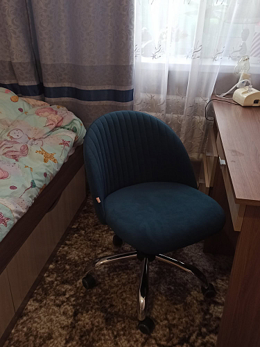 Компьютерное кресло Melody молочное фото покупателя 50