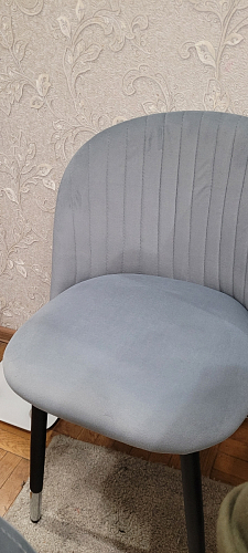 Стул на металлокаркасе Gabi 1 light purple / black фото покупателя 735