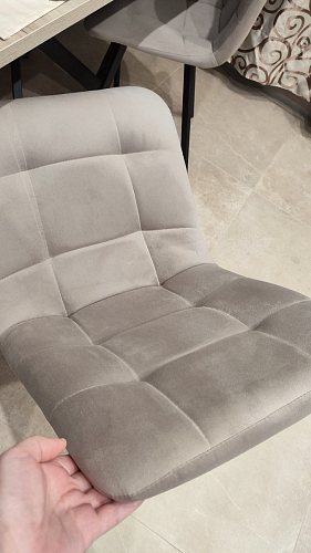 Стул на металлокаркасе Чилли бежевый / белый каркас фото покупателя 1472