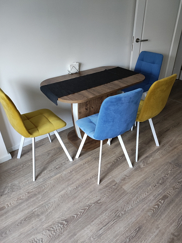 Стул на металлокаркасе Чилли бирюзовый / черный фото покупателя 938