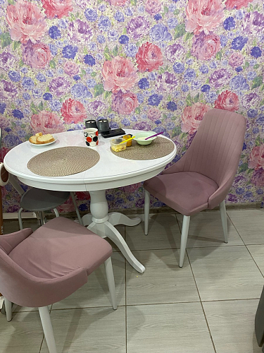 Стул на металлокаркасе Kora white / gray фото покупателя 444