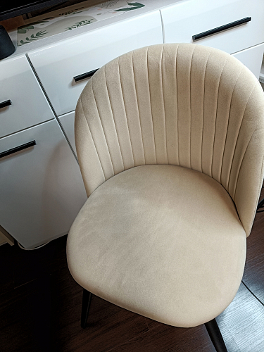 Стул на металлокаркасе Gabi wine red / black фото покупателя 150