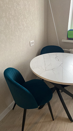 Стул на металлокаркасе Gabi gray / black фото покупателя 333