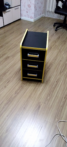 Тумба Ханна черная / красная - Уцененный экземпляр фото покупателя 79