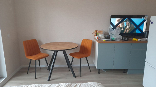 Стул на металлокаркасе Дани темно-серый (zd 995) / черный фото покупателя 1