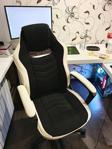 Компьютерное кресло Gamer черное / серое фото покупателя 183