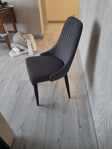 Стул на металлокаркасе Kora black / gray фото покупателя 239