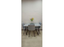 Стул на металлокаркасе Чилли розовый / черный каркас фото покупателя 630