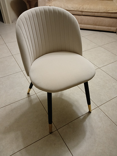 Стул на металлокаркасе Gabi 1 light purple / black фото покупателя 843