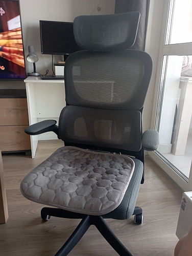 Компьютерное кресло Sprut light gray фото покупателя 5