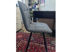 Стул на металлокаркасе Чилли светло-серый / черный фото покупателя 624