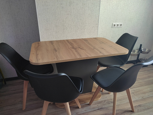 Деревянный стул Bonuss light gray / wood фото покупателя 3