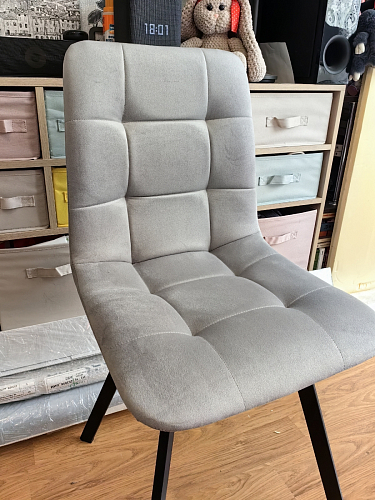 Комплект стульев Чилли 4 шт темно-серый / черный фото покупателя 434