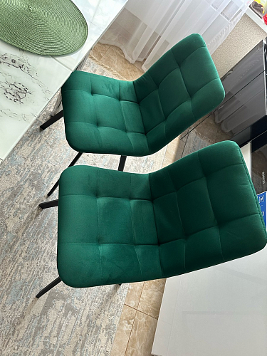 Стул на металлокаркасе Чилли бирюзовый / черный фото покупателя 1244