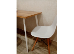 Стол Тринити Лофт 120 32 мм бетон / черный матовый фото покупателя 561