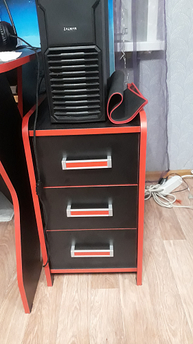 Тумба Ханна черная / красная - Уцененный экземпляр фото покупателя 169