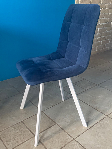 Стул на металлокаркасе Чилли К светло-серый велюр / черный каркас фото покупателя 819