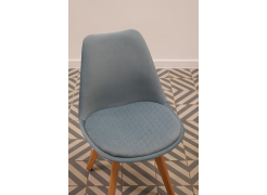 Деревянный стул Bonuss light gray / wood из шоурума 3