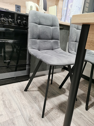 Стул на металлокаркасе Чилли синий / белый фото покупателя 1014