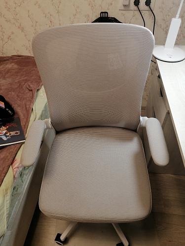 Компьютерное кресло Konfi light gray / blue / white фото покупателя 136